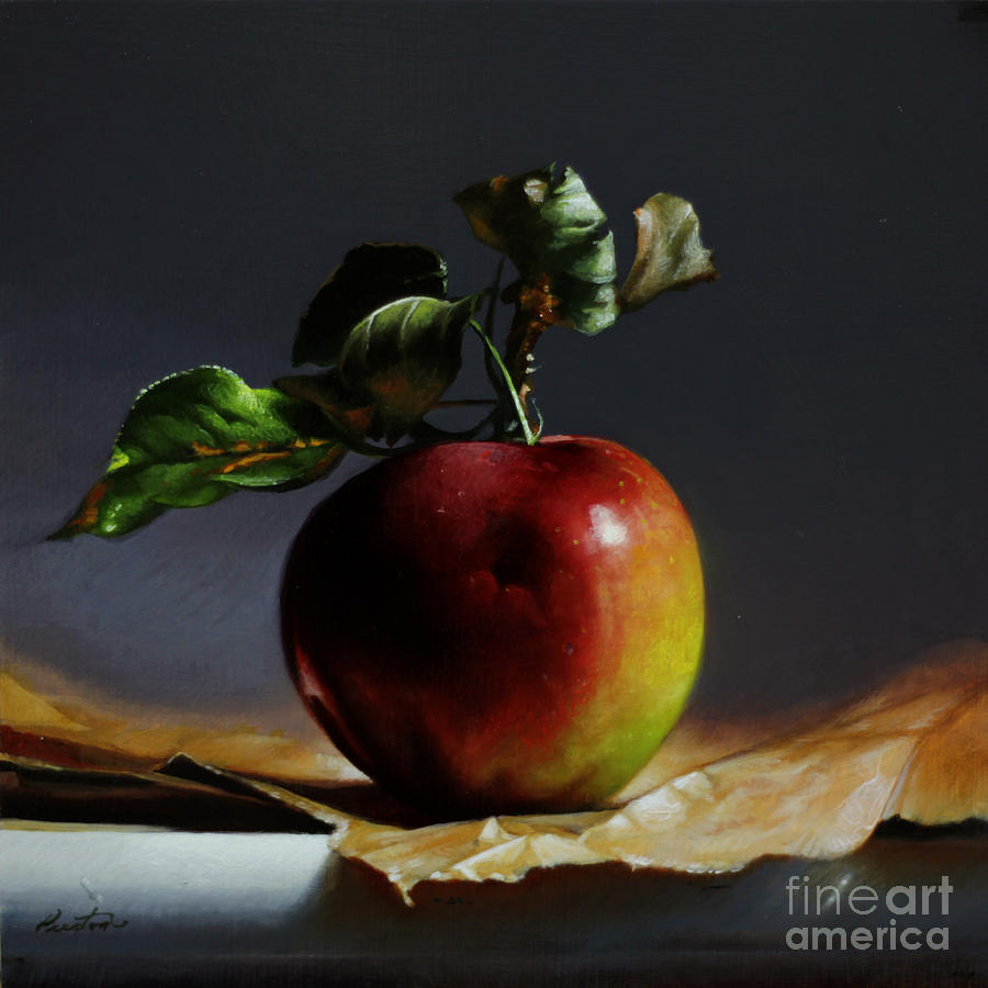 Apple Painting - The Apple by Lawrence Preston
