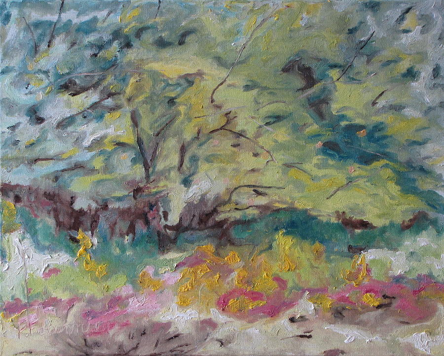 Impressionism Painting - The Apple Tree In August by Francois Fournier