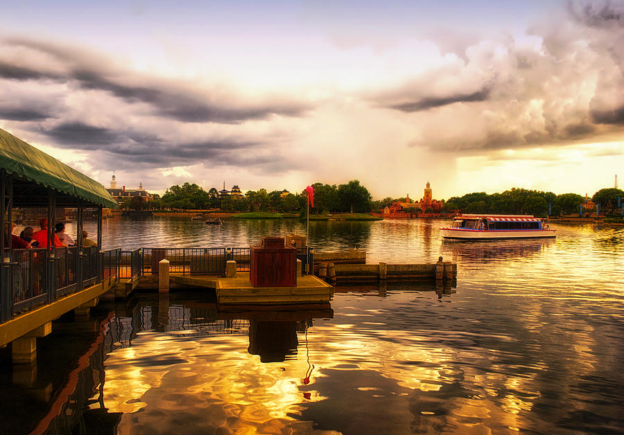 The Approaching Storm Walt Disney World Photograph by Thomas Woolworth
