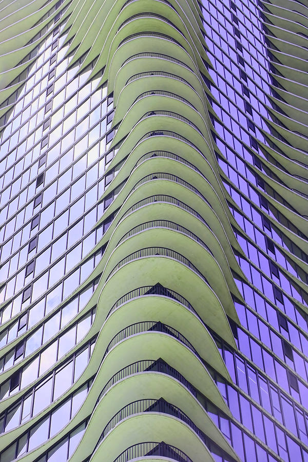 The Aqua Building # 4 - Chicago Photograph by Allen Beatty