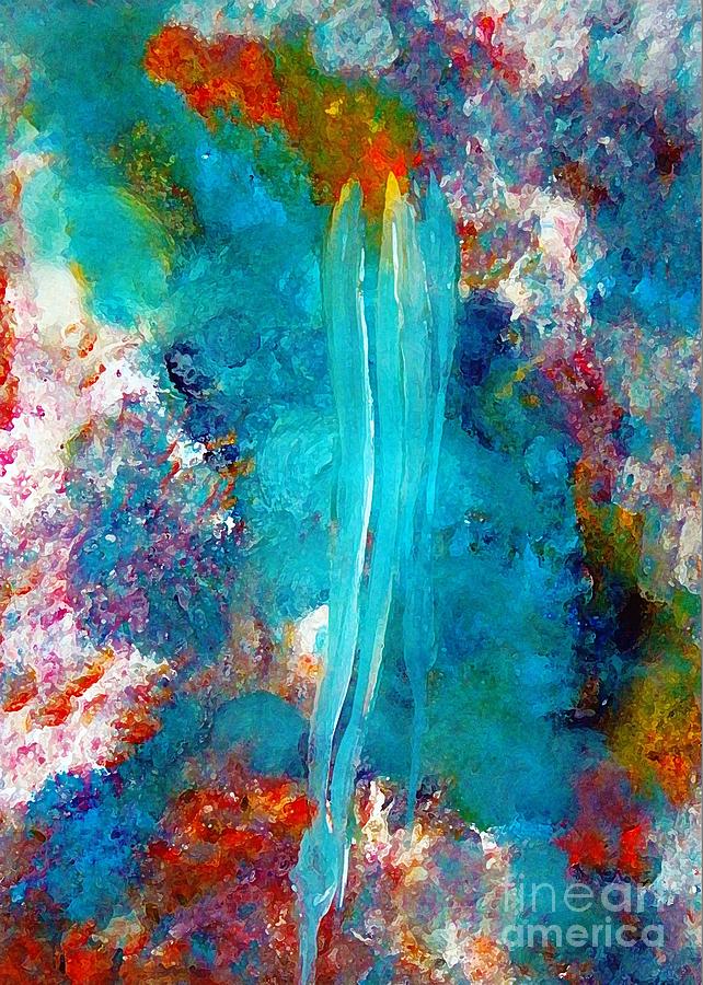 The Aqua Touch Painting by Lisa Kaiser