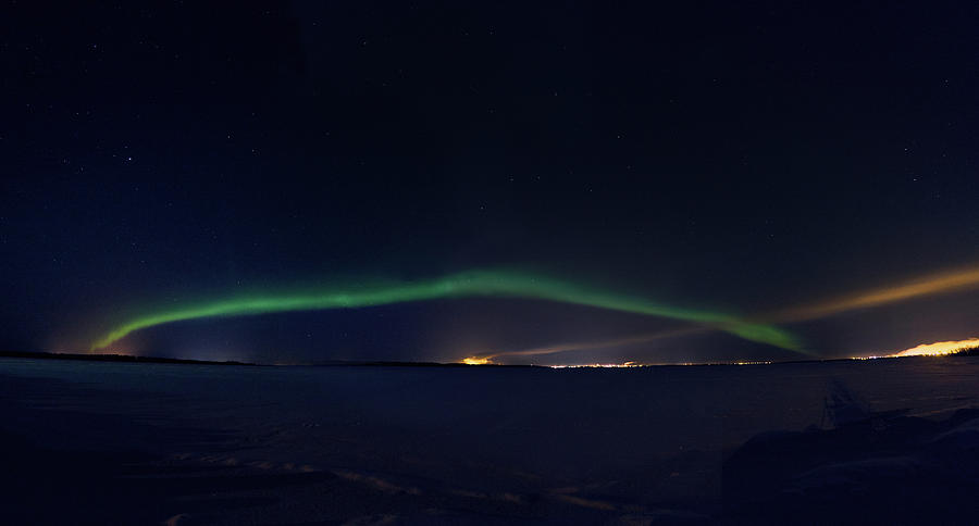 The Arc. Aurora Borealis over Kemi Photograph by Jouko Lehto