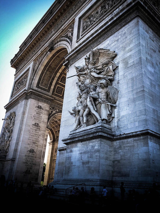 The Arc De Triomphe, Paris, France Photograph