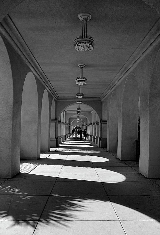 The Arcade at Balboa Park - San Diego Photograph by Mitch Spence
