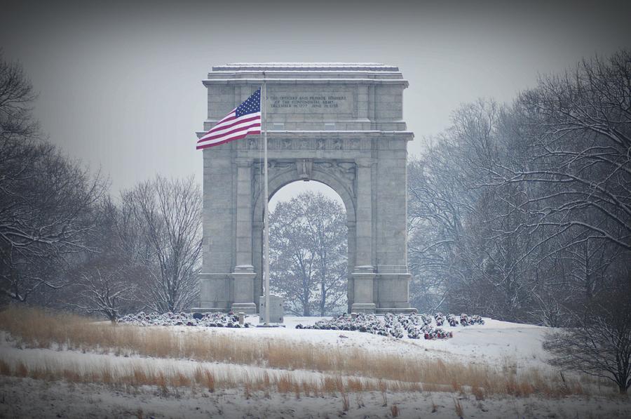 The Arch at Valley Forge Photograph by Bill Cannon