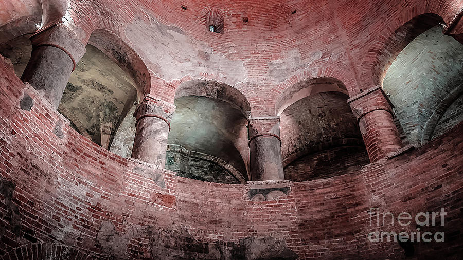 The arch of San Lorenzo infrared Photograph by Marina Usmanskaya
