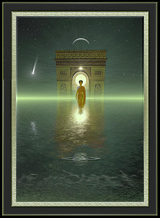 The Arch of Triumph Digital Art by Harald Dastis