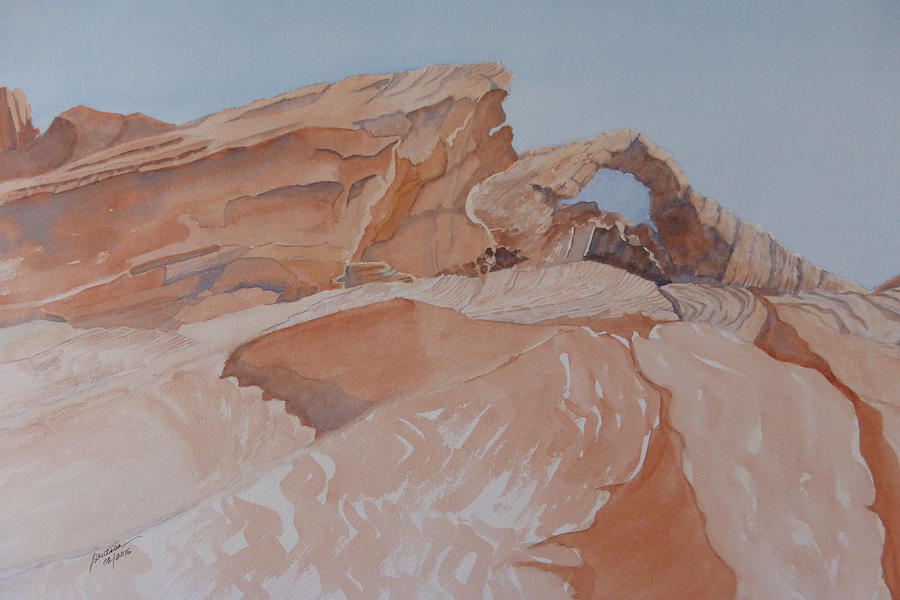 The Arch Rock Experiment - VII Painting by Joel Deutsch