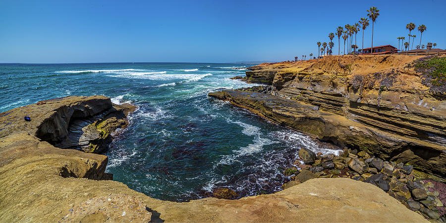 The Arch - Sunset Cliffs Photograph by Peter Tellone