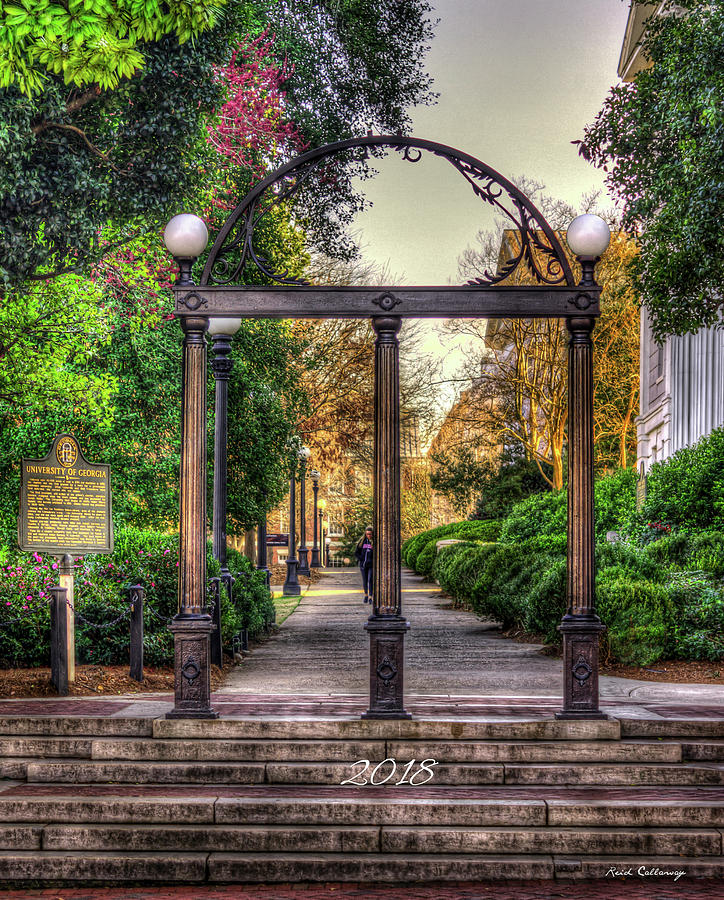Athens GA The Arch UGA 2018 University Of Georgia Architectural Landscape Art Photograph by Reid Callaway