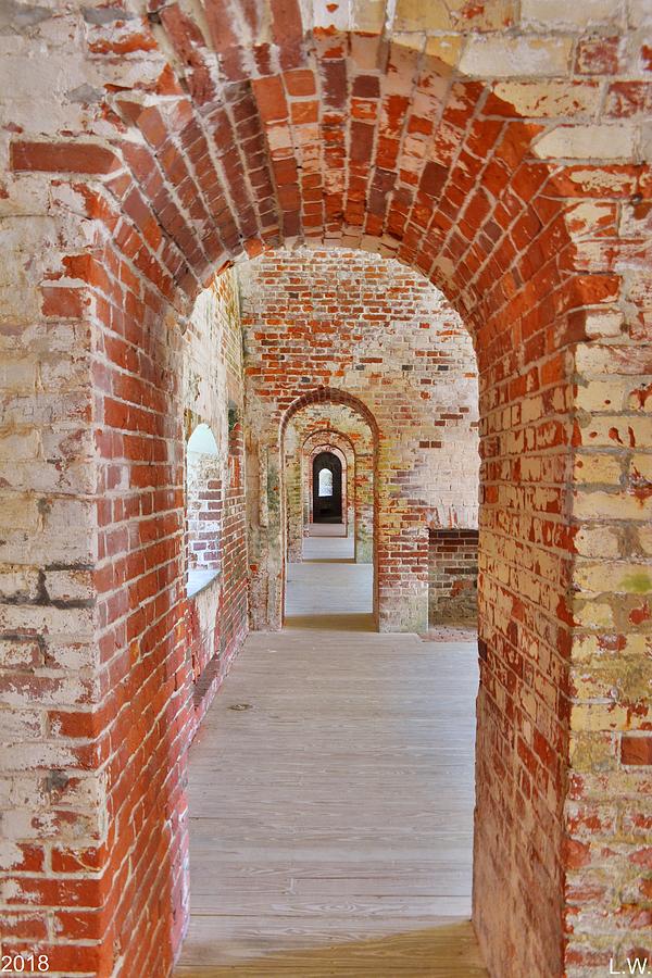 The Arches At Fort Macon North Carolina Photograph by Lisa Wooten