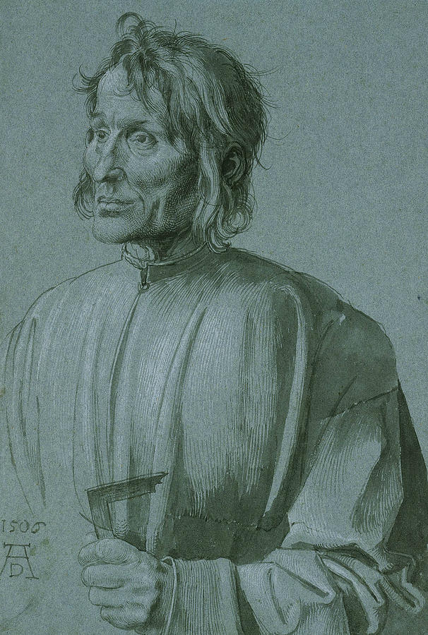 The Architect Hieronymus von Augsburg Drawing by Albrecht Durer