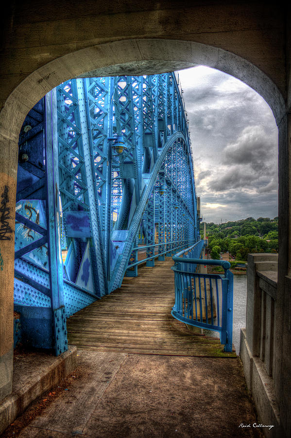 Chattanooga TN The Archway Market Street Bridge John Ross Bridge Architectural Art Photograph by Reid Callaway
