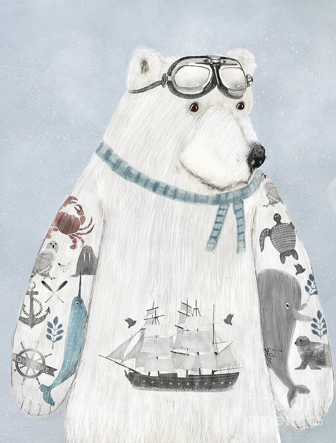 The Arctic Explorer Painting by Bri Buckley