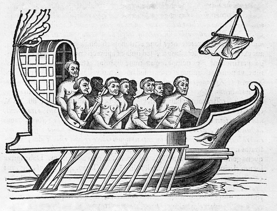 Black And White Photograph - The Argo, 17th Century Artwork by Middle Temple Library