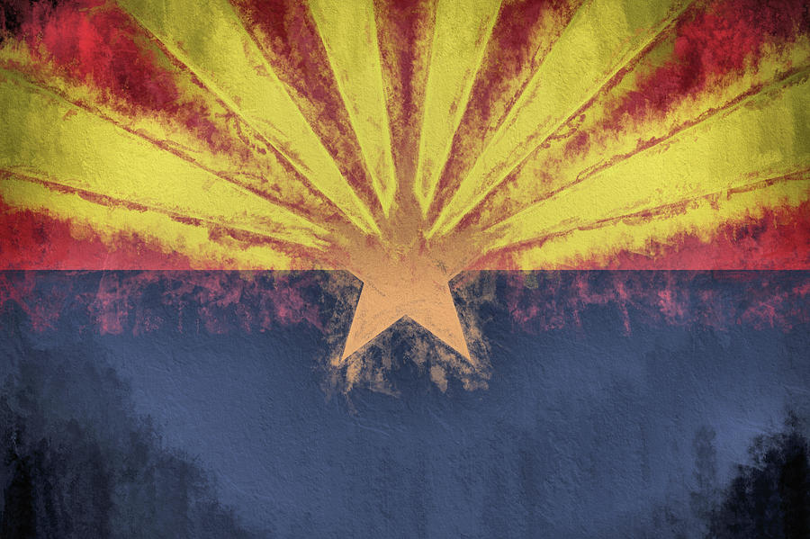 The Arizona Flag Digital Art by JC Findley