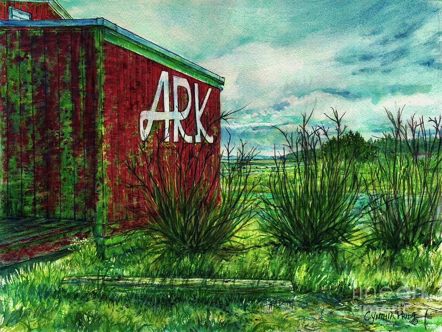 The ARK, Wa. Painting by Cynthia Pride