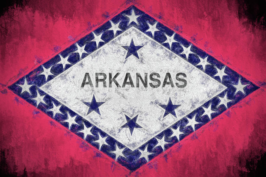 The Arkansas Flag Photograph by JC Findley