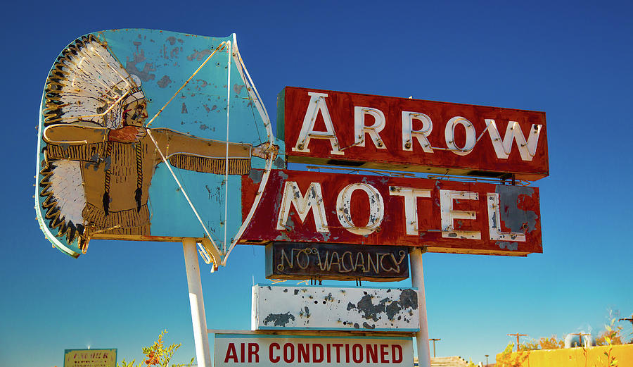 The Arrow Motel Photograph by Mike McGinnis