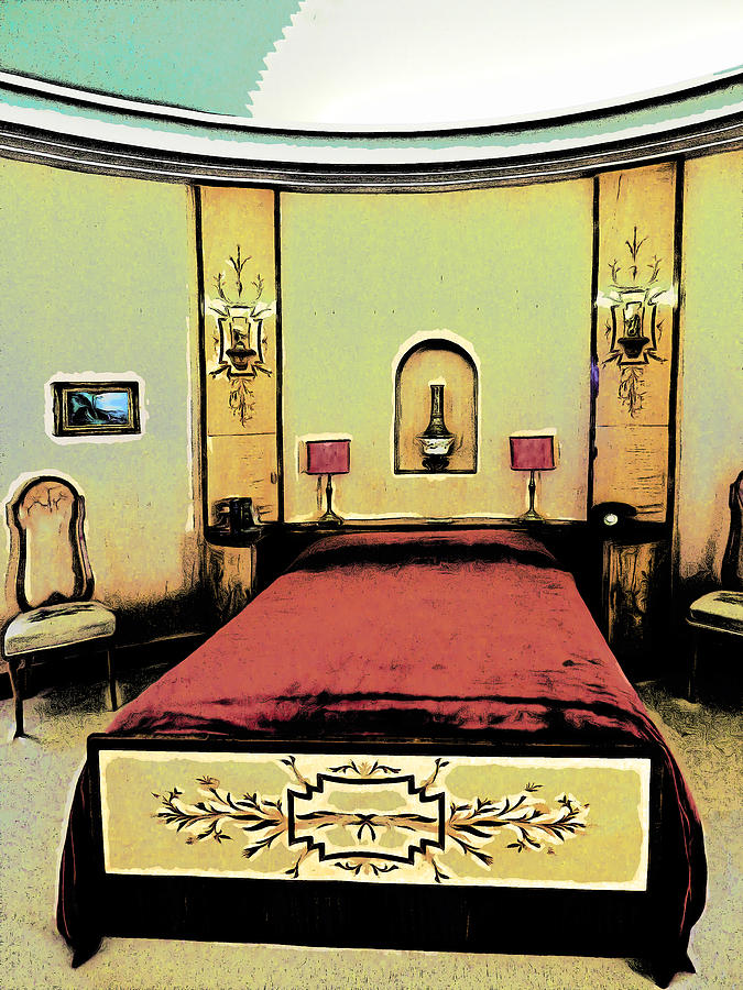 The Art Deco Bedroom Photograph by Steve Taylor