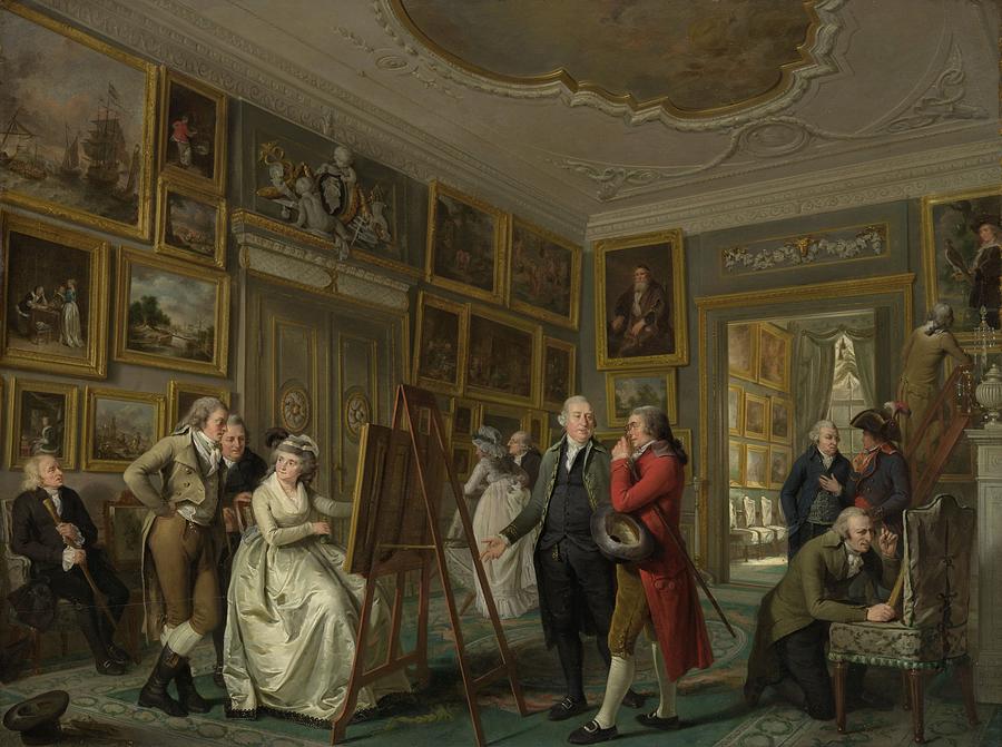 The Art Gallery of Jan Gildemeester Jansz, 1794 Painting by Vincent Monozlay