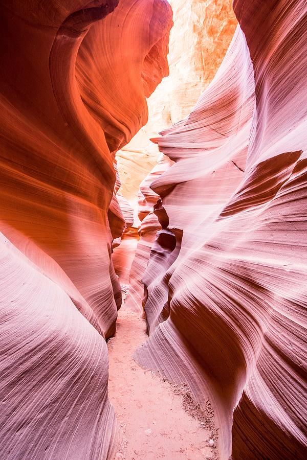 Antelope Canyon Photograph - The Art of Chaos by Chris Featherstone