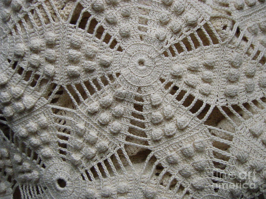 Vintage Photograph - The Art of Crochet  by Kristine Nora