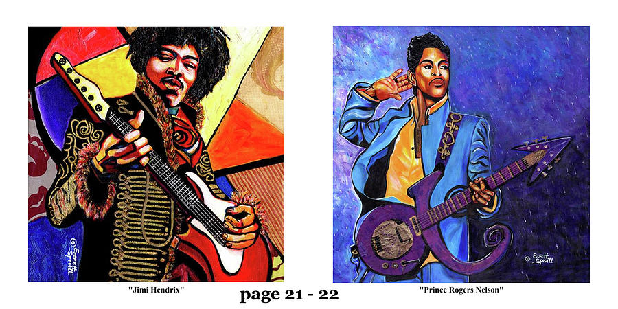 The Art of Jazz Coffee Table Book- page 21 - 22 Mixed Media by Everett Spruill