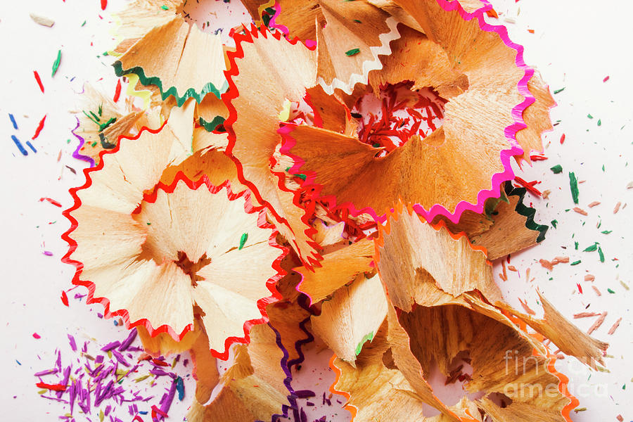 The art of pencil shavings Photograph by Jorgo Photography
