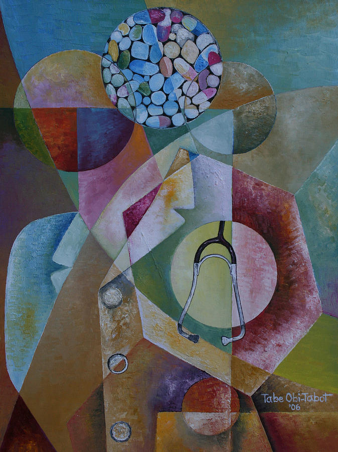 The Art of Pharmacotherapy Painting by Obi-Tabot Tabe