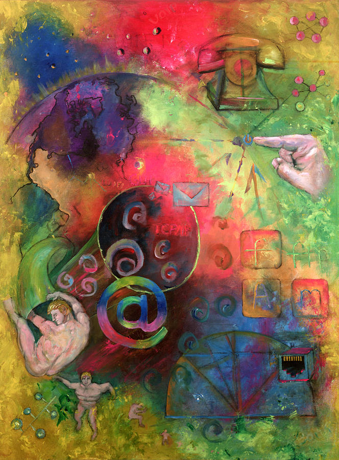 Internet Painting - The Art of the Net by Peter Bonk Internet Painting - The Art of the Net by Peter Bonk