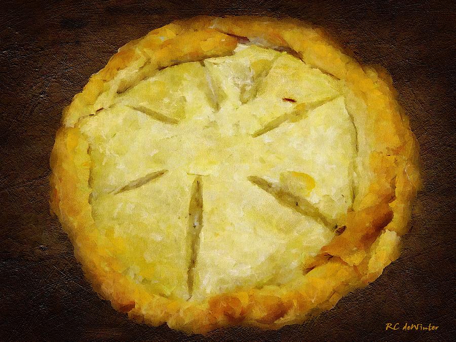 The Art of the Pie Painting by RC DeWinter