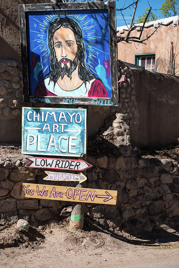 The Art Place in Chimayo Photograph by Tom Cochran