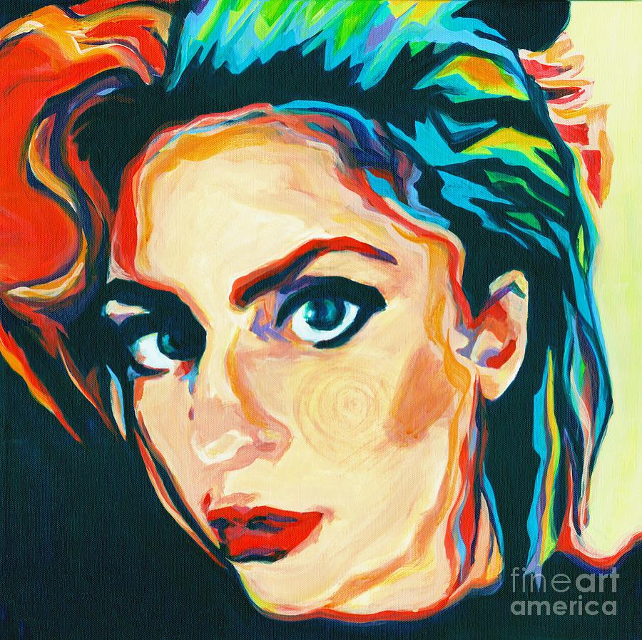 The Artist. LADY GAGA - Women Who Dare Painting by Tanya Filichkin