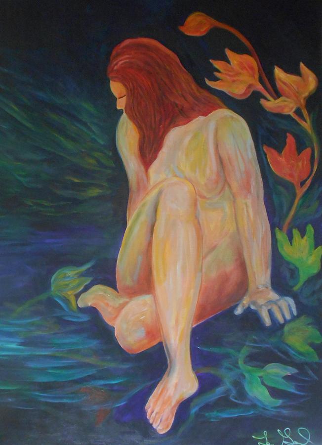 Nude Painting - The Artists Muse by Carolyn LeGrand