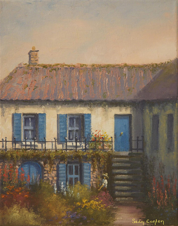 Impressionism Painting - The Artists Residence by Sean Conlon
