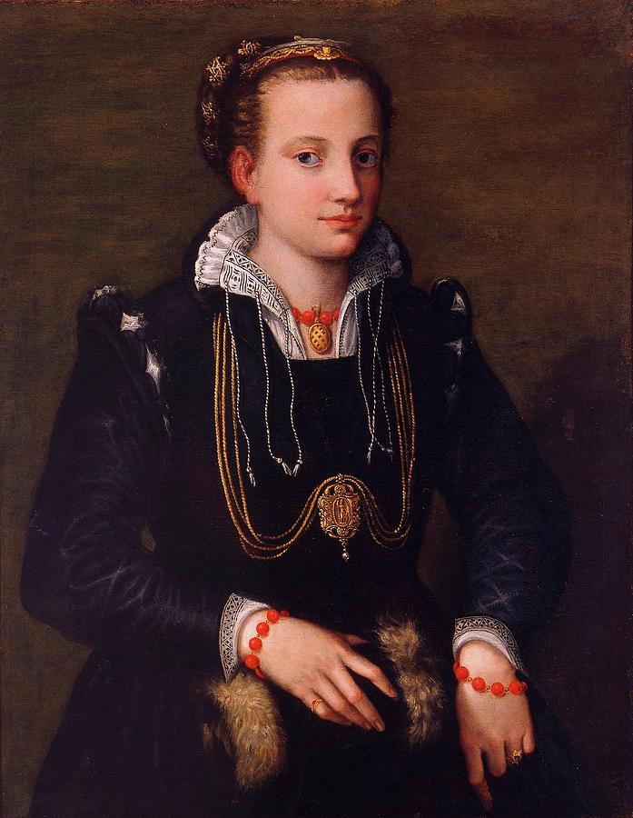 The Artists Sister Minerva Anguissola Painting by MotionAge Designs