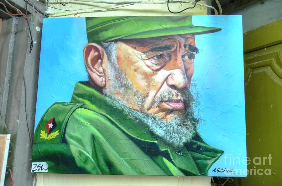 The Arts In Cuba Fidel Castro Photograph by Wayne Moran
