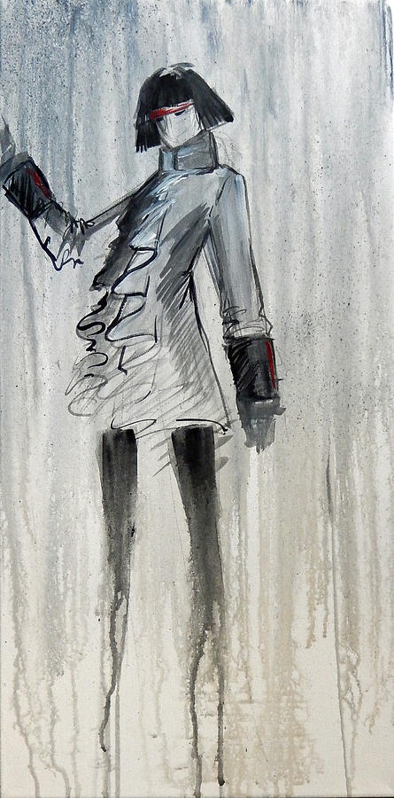 Cool Painting - The Asian Pirate Coat by Judi Krew