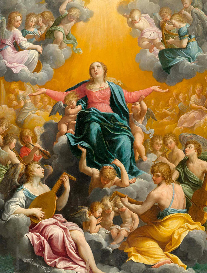 The Assumption of the Virgin Painting by Guido Reni