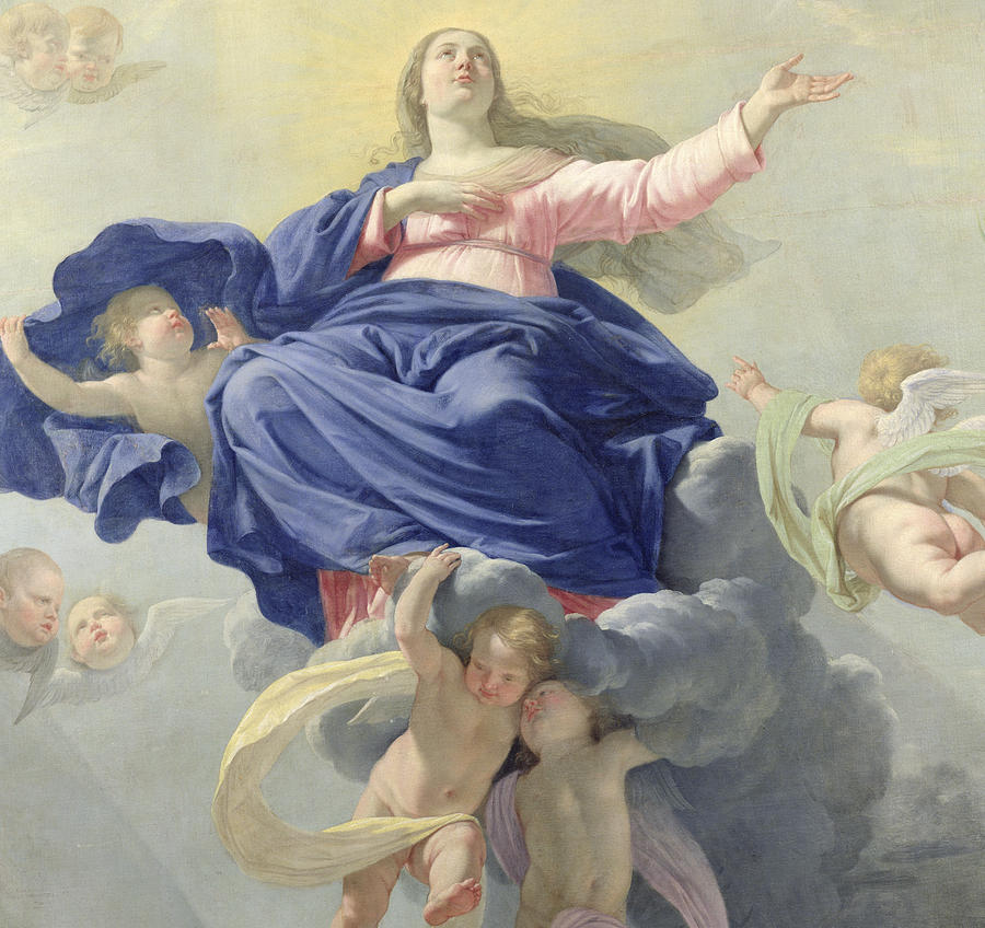 The Assumption of the Virgin Painting by Philippe de Champaigne
