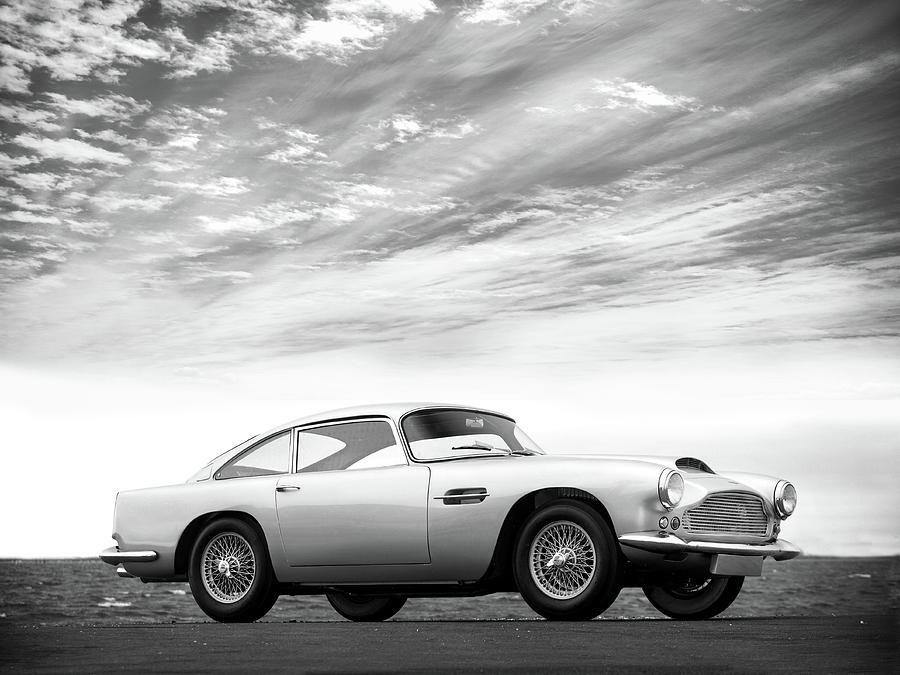 Car Photograph - The Aston DB4 1959 by Mark Rogan