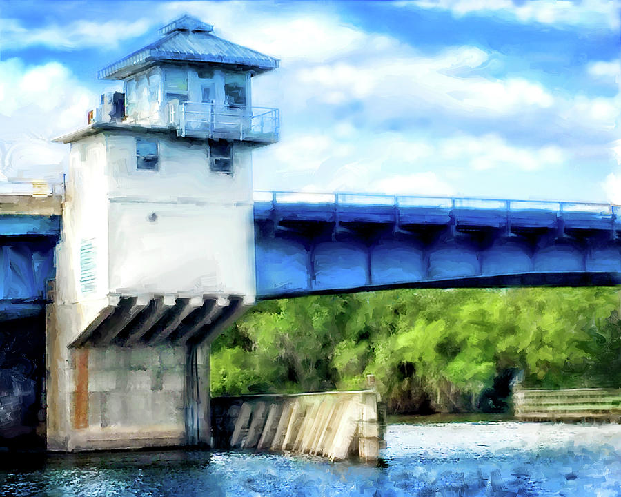 The Astor Bridge Digital Art by Nancy Faircloth - Pixels