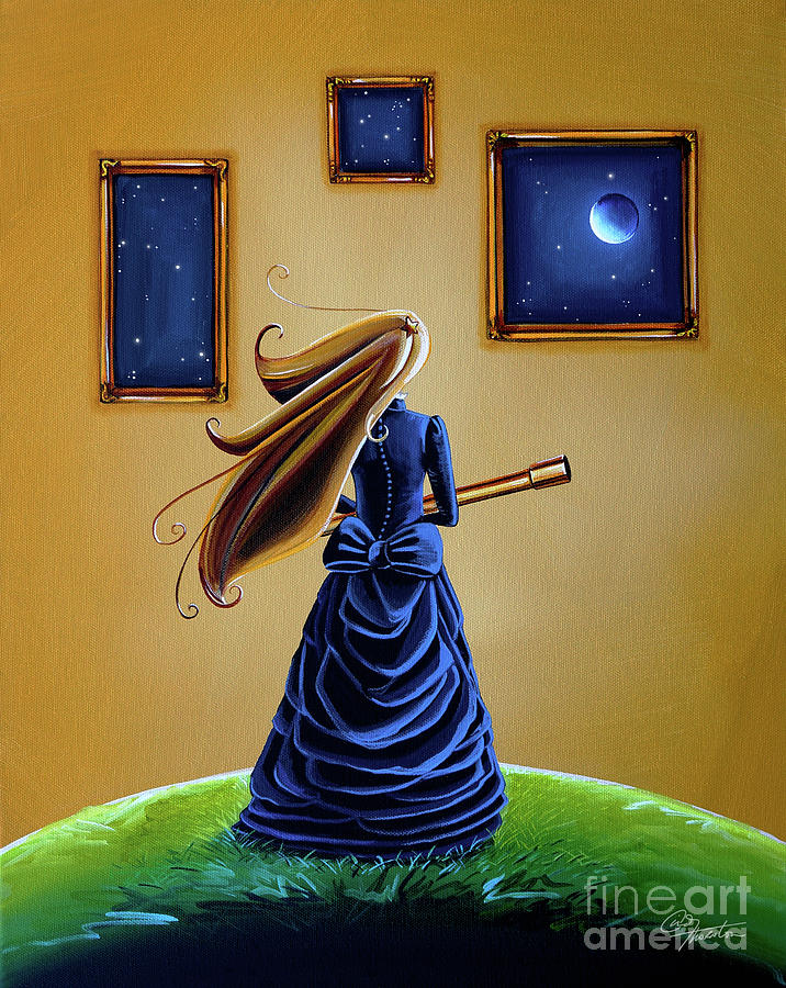 The Astronomer Painting by Cindy Thornton
