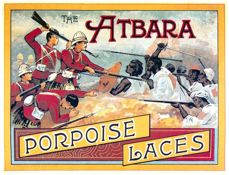 Vintage Mixed Media - The Atbara Porpoise Laces - Vintage Advertising Poster by Studio Grafiikka