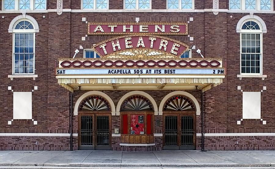 The Athens Theatre Photograph by Chrystyne Novack