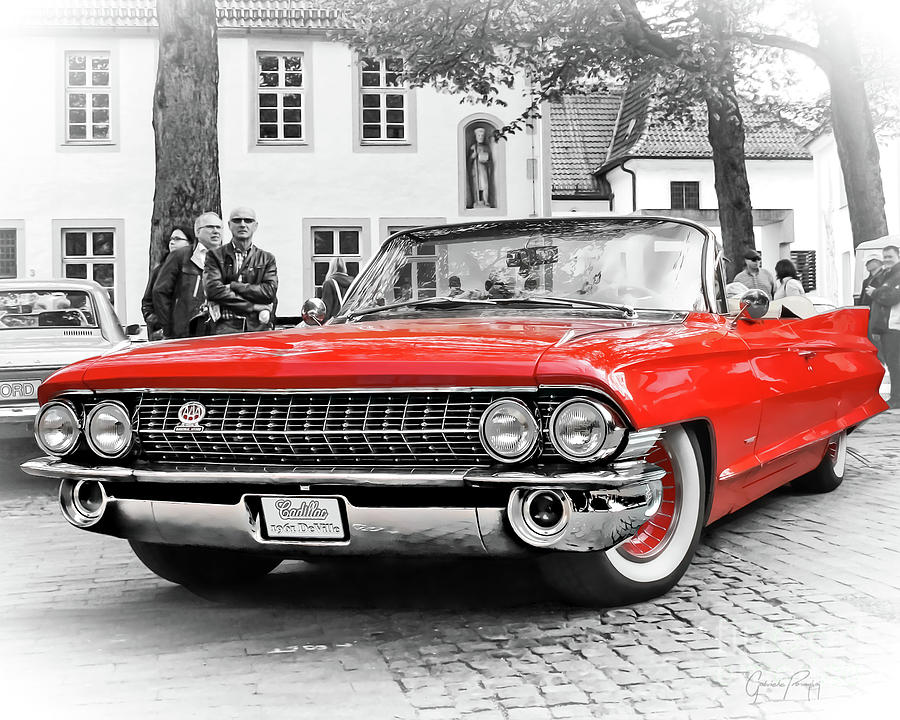 The Attraction - 1961 Cadillac DeVille Convertible Photograph by Gabriele Pomykaj