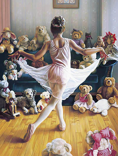 Stuffed Animal Pastel - The Audition by Tom Sierak