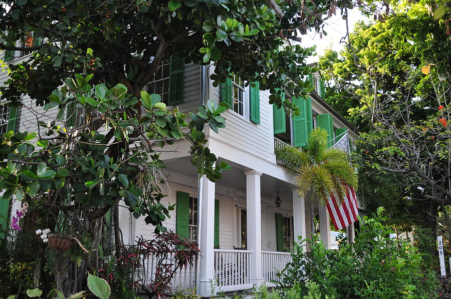 Audubon Photograph - The Audubon House - Key West Florida by Bill Cannon