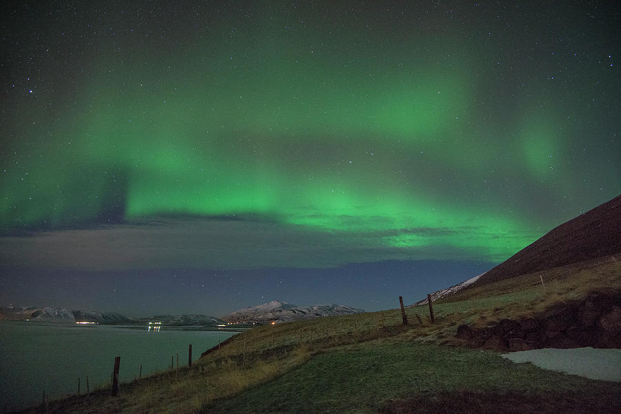 The Aurora Borealis Over Iceland Photograph by Matt Swinden